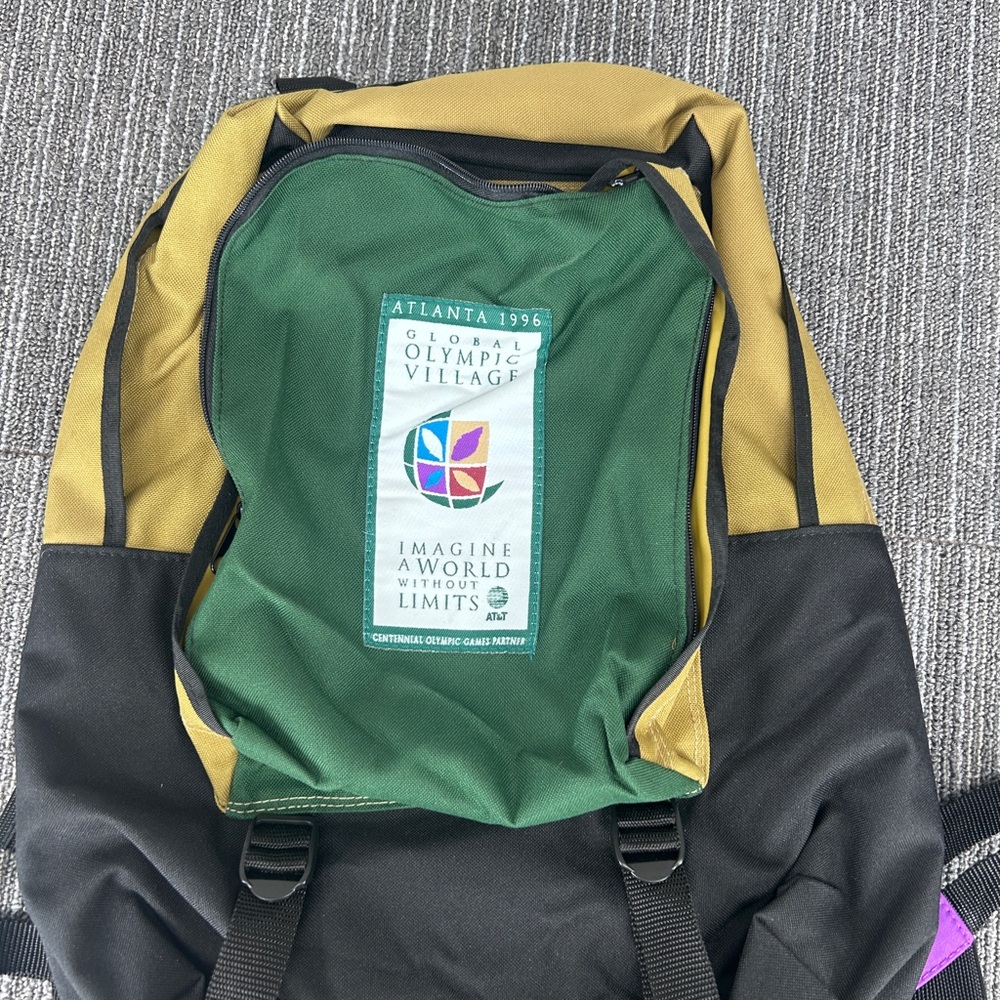 1996 Olympic Green and Black Backpack